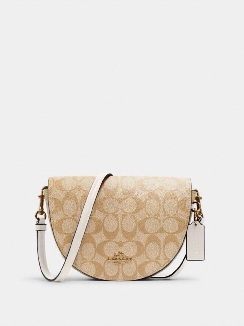 Coach Ellen Signature Saddle Crossbody Bag